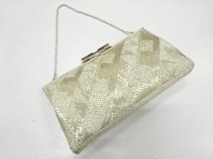 ビーズ　ハンドバッグ